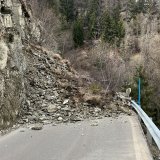 La route Vercorin-Vissoie est aussi fermée à la circulation.